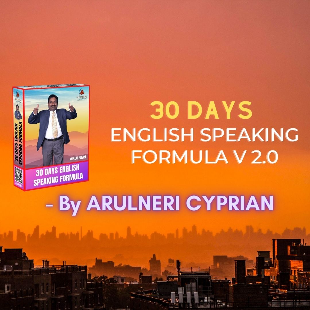 30 DAYS ENGLISH SPEAKING FORMULA V 2.0 (TAMIL)